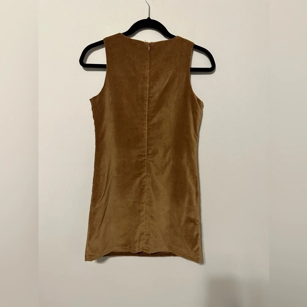 The Childrens Place‎ Brown Velvet Sparkle Sheath Dress Girls Size 12 Holiday